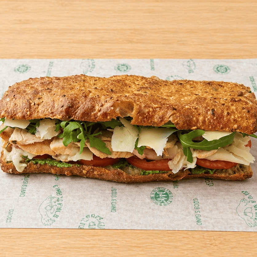 Flat Chicken Pesto