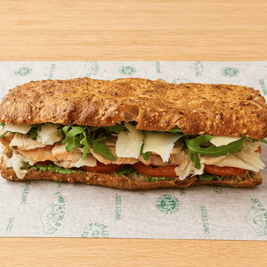 Flat Chicken Pesto