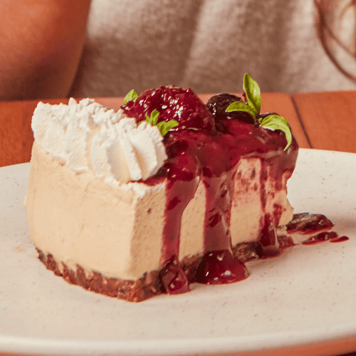 Cheesecake De Frutos Rojos - CAFÉ SALUDABLE S.A.C.