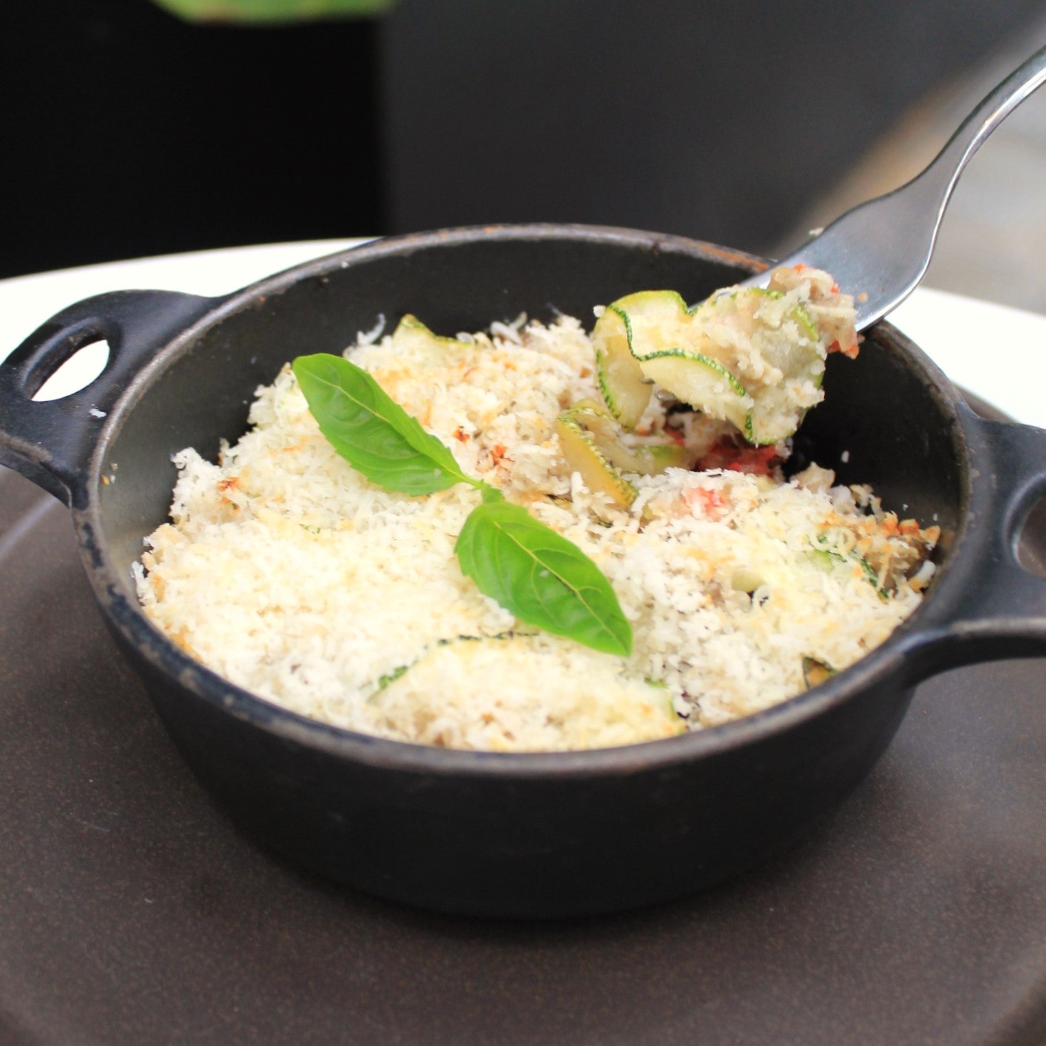 Lasagna De Zucchini Y Berenjena - CAFÉ SALUDABLE S.A.C.