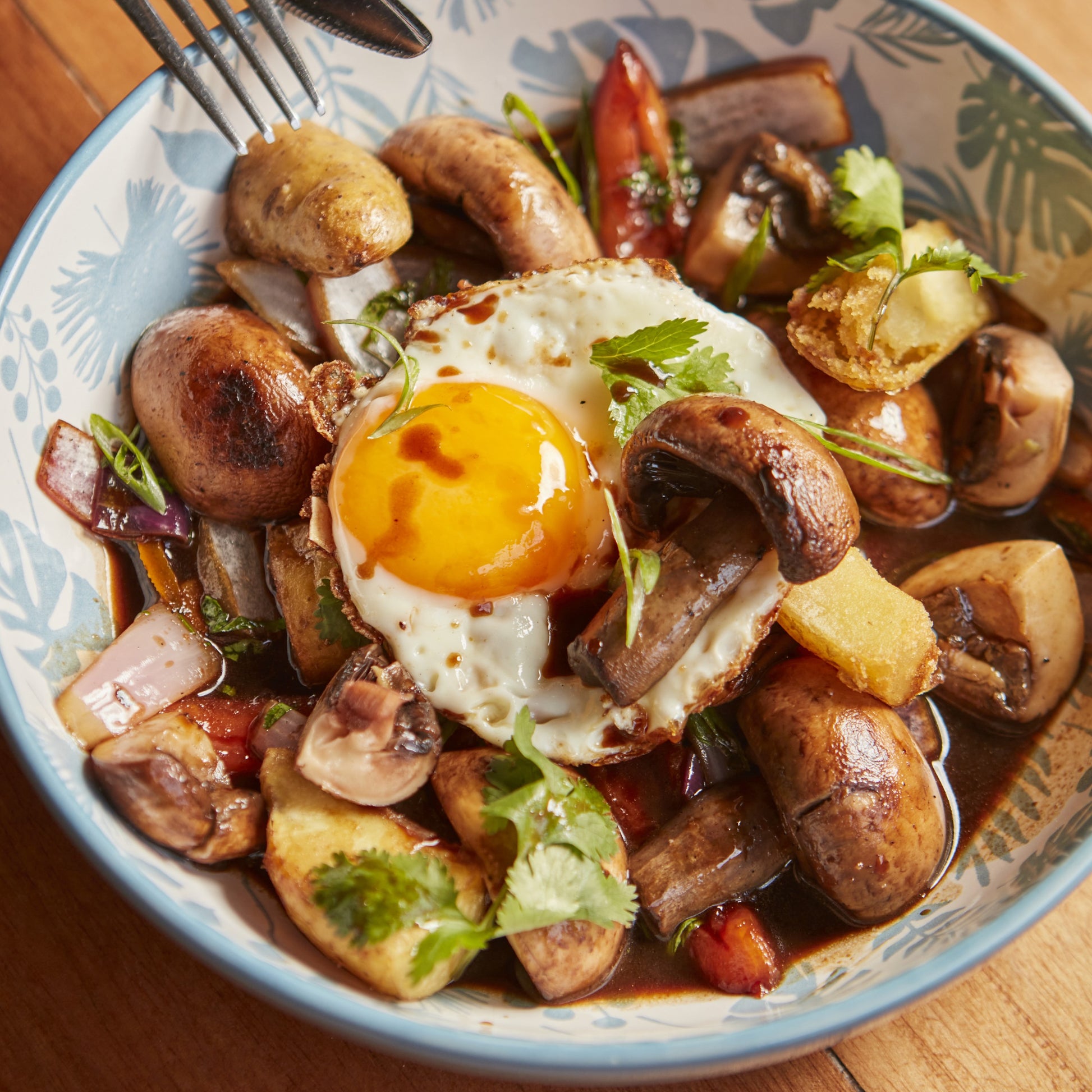 Portobello Saltado - CAFÉ SALUDABLE S.A.C.