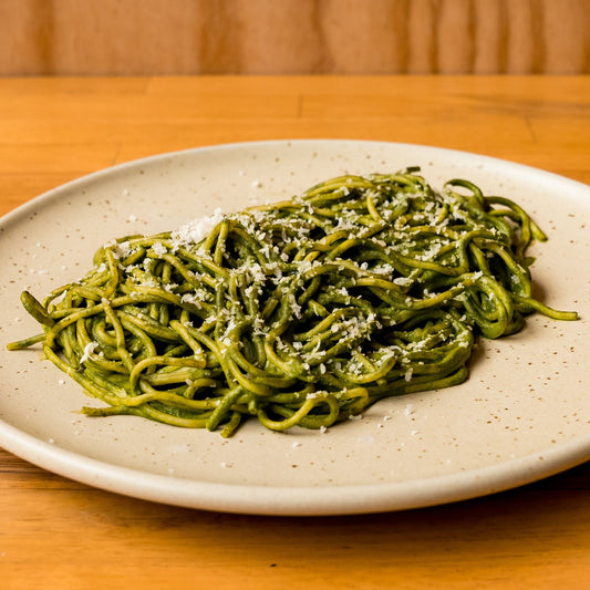 Spaghetti Al Pesto - CAFÉ SALUDABLE S.A.C.